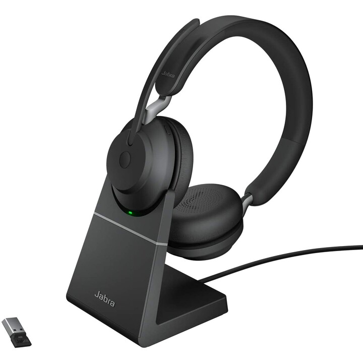 Auriculares estéreo supraaurales inalámbricos Jabra Evolve2 65 UC, Bluetooth, USB