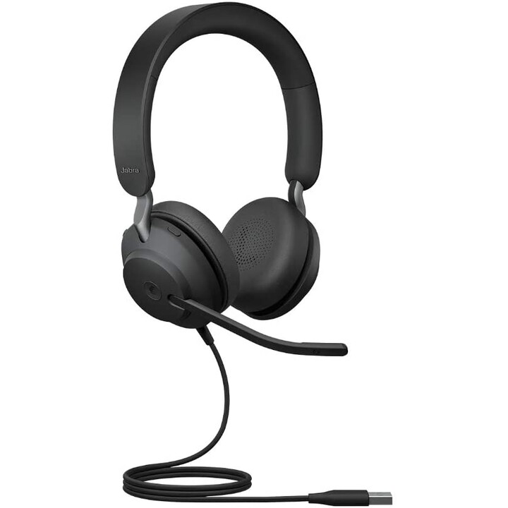 Auriculares supraaurales estéreo con cable Jabra Evolve2 40 MS con aislamiento de ruido 24089-999-999