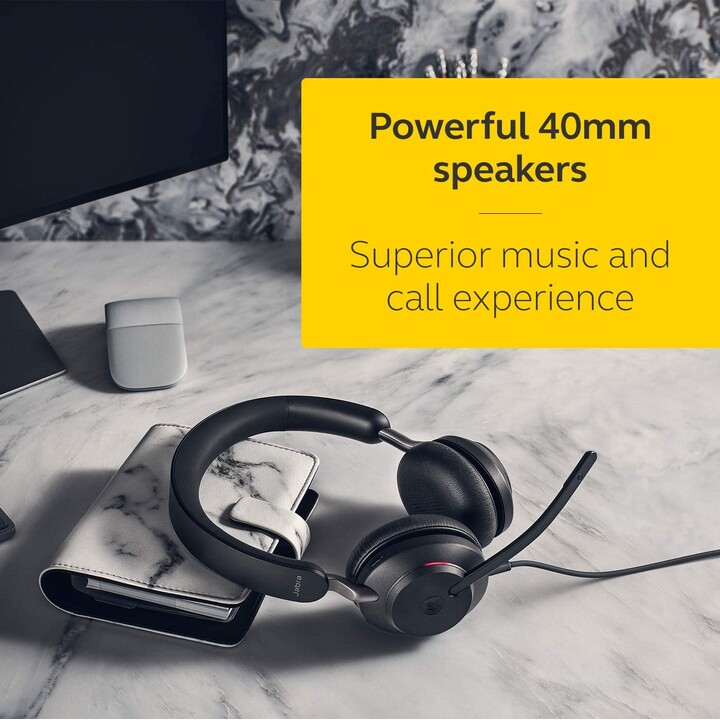Auriculares supraaurales estéreo con cable Jabra Evolve2 40 MS con aislamiento de ruido 24089-999-999