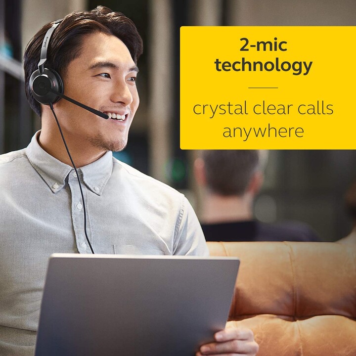 Auriculares estéreo supraurales Jabra Evolve2 30 UC (USB-A, con cable)