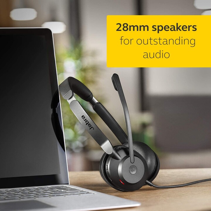 Auriculares estéreo supraurales Jabra Evolve2 30 UC (USB-A, con cable)