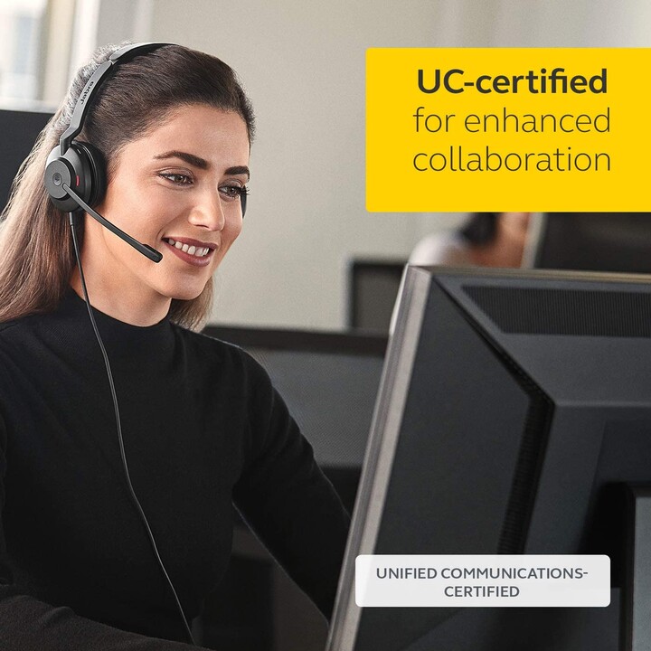 Auriculares estéreo supraurales Jabra Evolve2 30 UC (USB-A, con cable)
