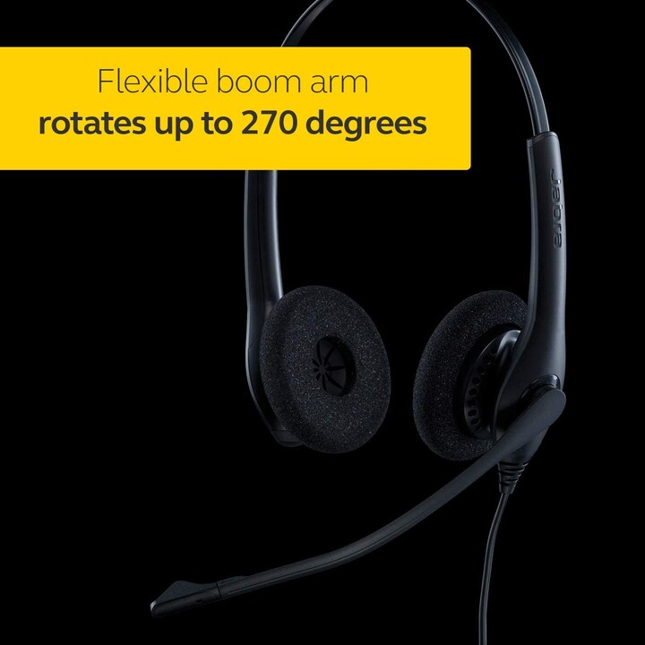 Jabra BIZ 1500 Stereo On-Ear Headset (wired, USB)