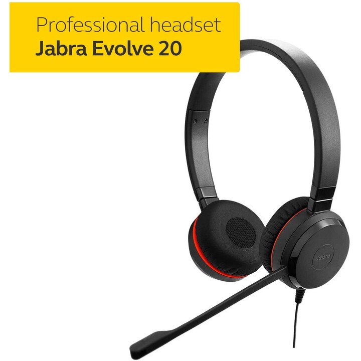 Casque supra-auriculaire filaire Jabra Evolve 20 UC Stereo Special Edition 4999-829-409