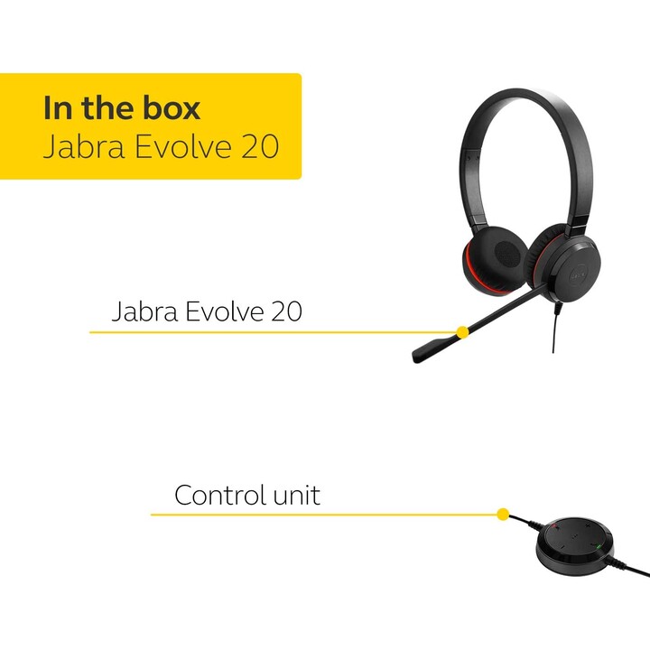 Casque supra-auriculaire filaire Jabra Evolve 20 UC Stereo Special Edition 4999-829-409