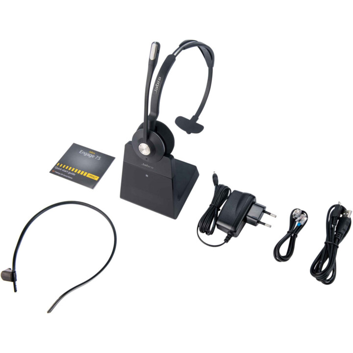 Jabra Engage 75 Mono auricular inalámbrico DECT / Bluetooth con estación de carga 9556-583-111