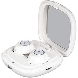 Auriculares FreePlay BT con estuche para batería recargable - Blanco