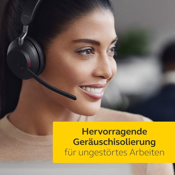 Auriculares supraaurales estéreo Bluetooth Jabra Evolve2 65 UC con estación de carga negro 26599-989-988
