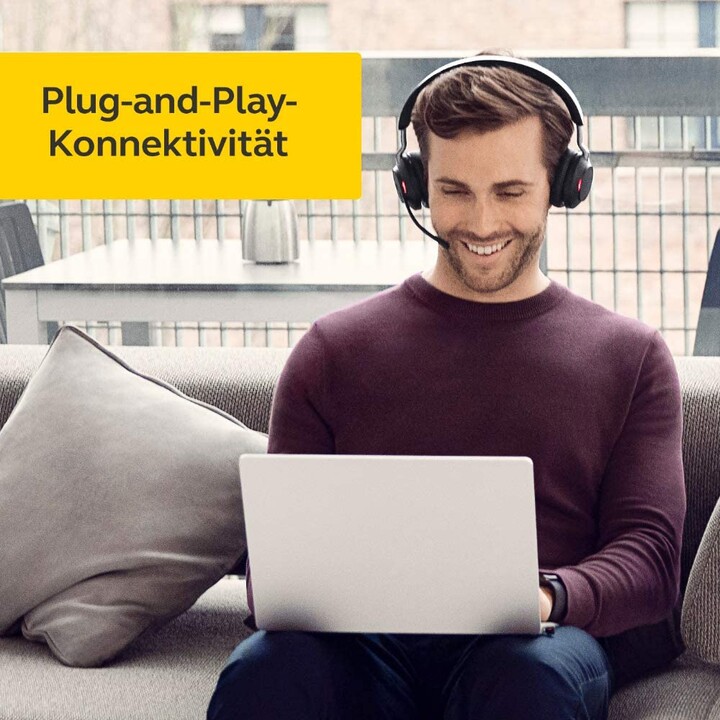 Auriculares supraaurales estéreo Bluetooth Jabra Evolve2 65 UC con estación de carga negro 26599-989-988