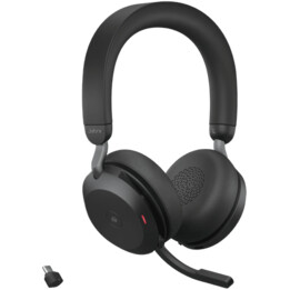 Auriculares estéreo abiertos Jabra Evolve2 75 MS (Bluetooth, inalámbricos, ANC, USB-C)