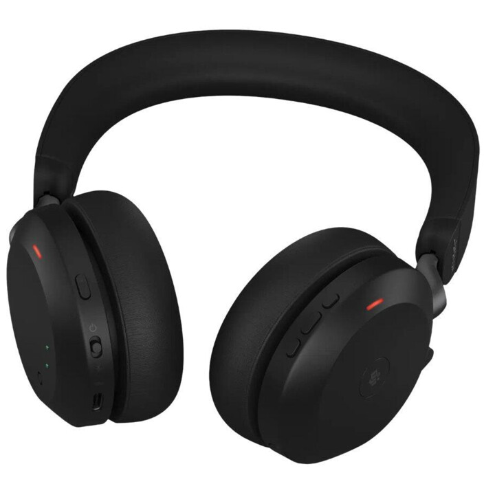 Auriculares estéreo abiertos Jabra Evolve2 75 MS (Bluetooth, inalámbricos, ANC, USB-C)