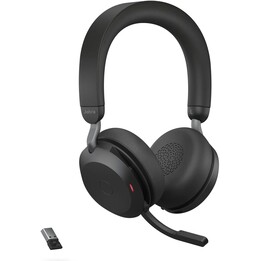 Auriculares estéreo Jabra Evolve2 75 UC en la oreja (Bluetooth, inalámbricos, ANC, USB)