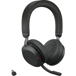 Auriculares Jabra Evolve2 75 Uc Negro + Estación de Carga + Link 380c