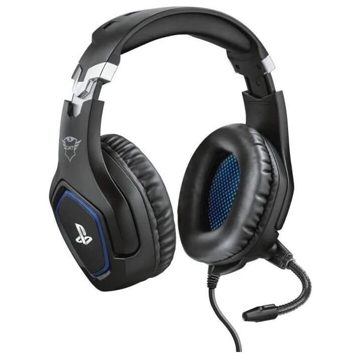Trust GXT 488 Forze PS4 Headphones Headband 3.5mm Jack Black
