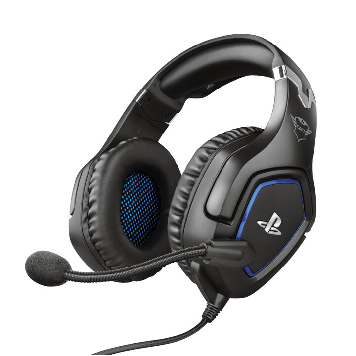 Trust GXT 488 Forze PS4 Headphones Headband 3.5mm Jack Black
