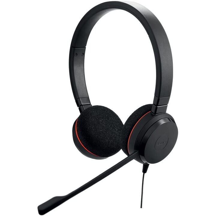 Jabra Evolve 20 MS stereo wired on-ear headset 4999-823-189