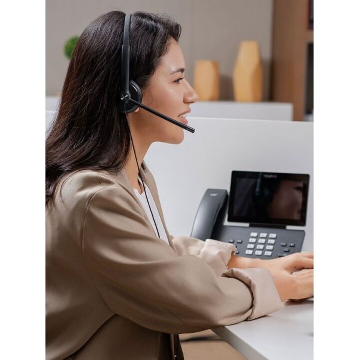 Yealink Auriculares dúo con conexión USB para PC y teléfonos IP - Ideales para uso intensivo