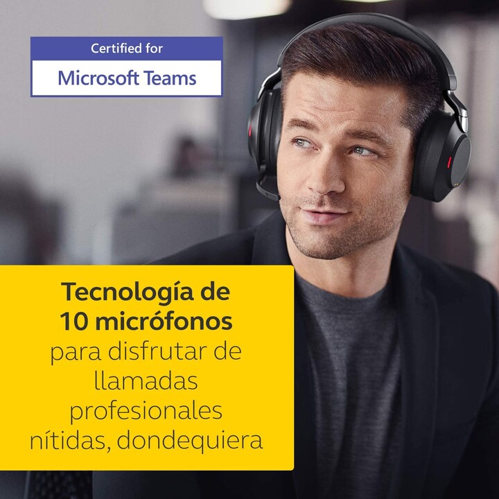 Jabra Evolve2 85 MS Preto