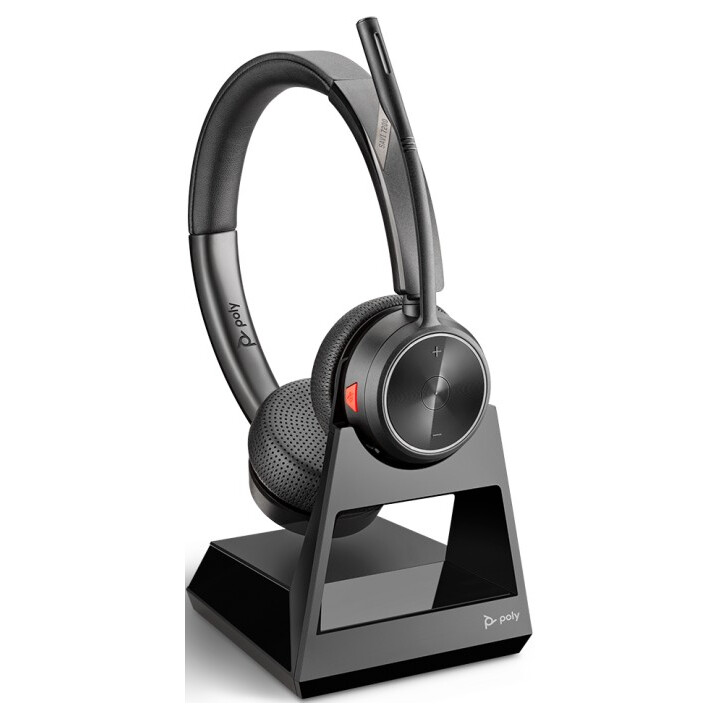 Sistema de auriculares estéreo de oficina Poly Savi 7220 supraaurales con estación base (DECT)