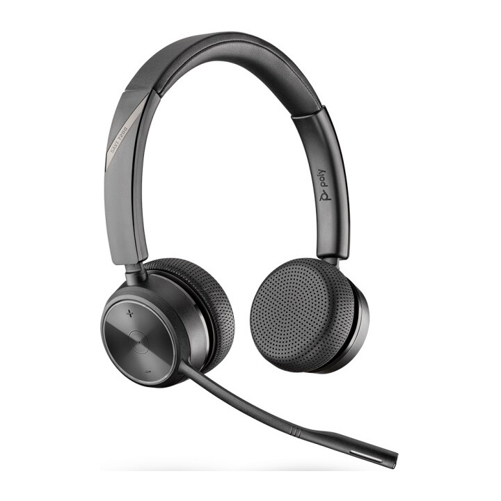 Sistema de auriculares estéreo de oficina Poly Savi 7220 supraaurales con estación base (DECT)