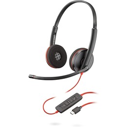 CASQUE + MICRO PLANTRONICS BLACKWIRE C3220 STÉRÉO USB-C