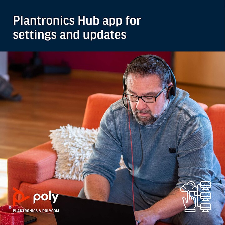 KOPFHÖRER + MIKROFON PLANTRONICS BLACKWIRE C3220 STEREO USB-C