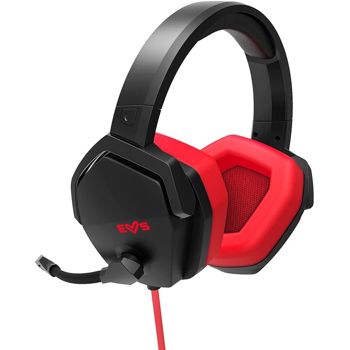 HEADSET + MIC ENERGY GAMING ESG 4 SURROUND 7.1 USB BLACK/RED