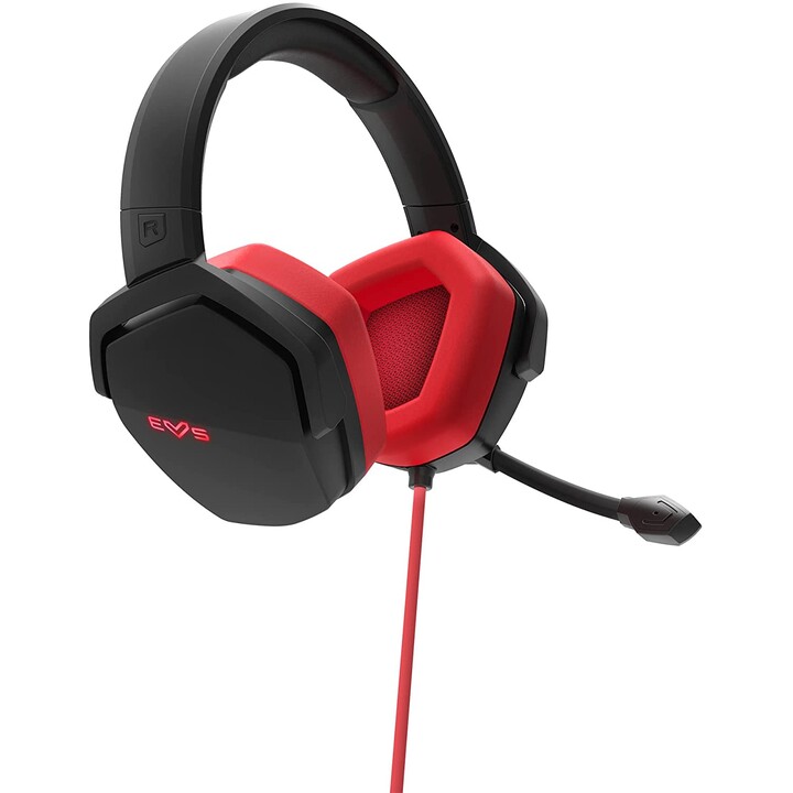 HEADSET + MIC ENERGY GAMING ESG 4 SURROUND 7.1 USB BLACK/RED