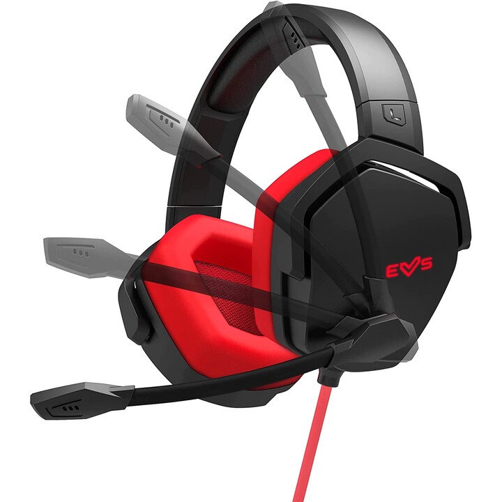 HEADSET + MIC ENERGY GAMING ESG 4 SURROUND 7.1 USB BLACK/RED