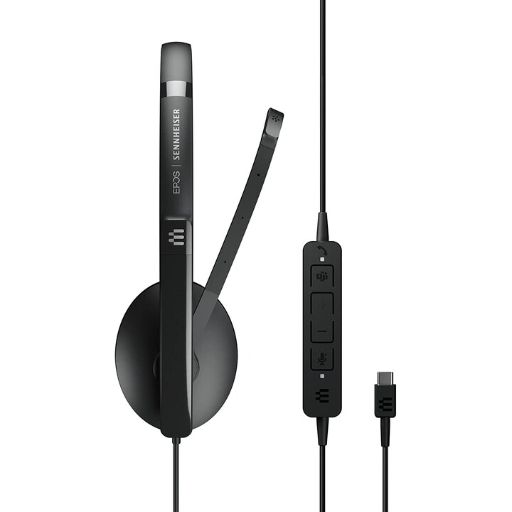 CASQUE + MICRO SENNHEISER CASQUE ADAPT 160 USB-C NOIR