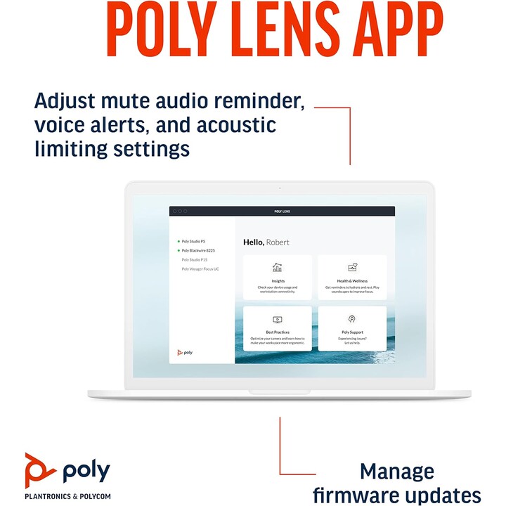 Poly Savi 8220 Negro