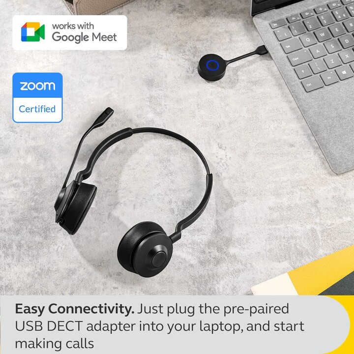 Jabra Engage 55 UC estéreo supraaurales (DECT, inalámbrico, USB)