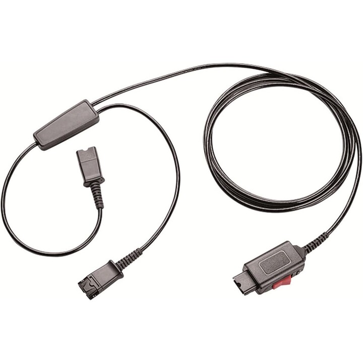 HP Poly Y Adapter Trainer divisor de auriculares Quick Disconnect a 2 x Quick Disconnect negro