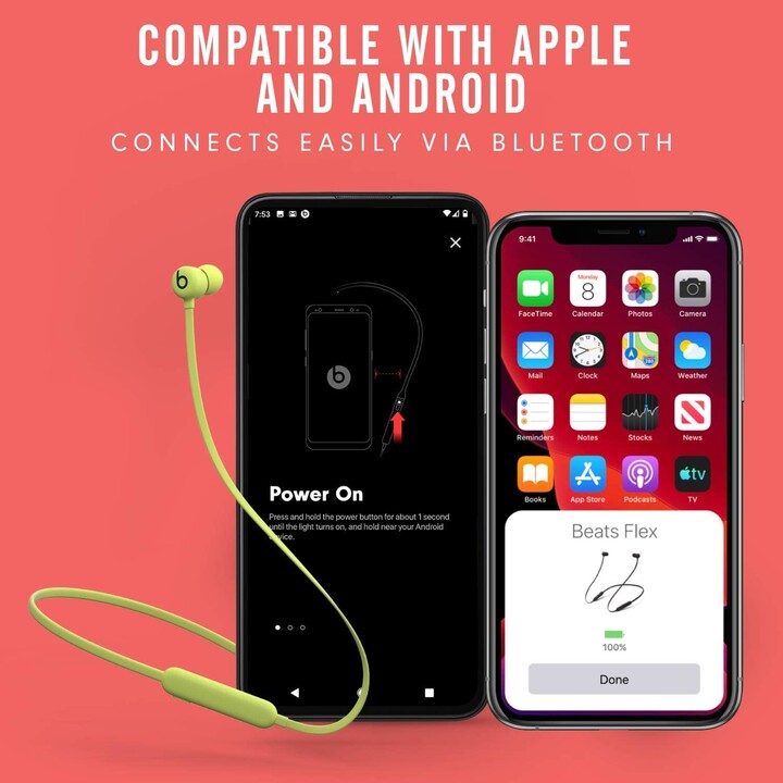 AURICULAR + MIC APPLE BEATS FLEX WIRELESS BLACK