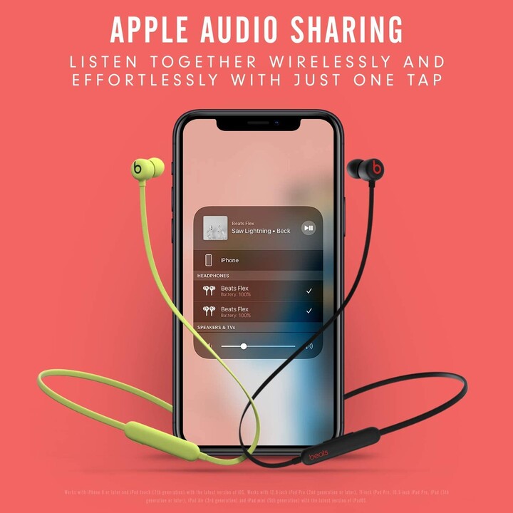 AURICULAR + MIC APPLE BEATS FLEX WIRELESS BLACK