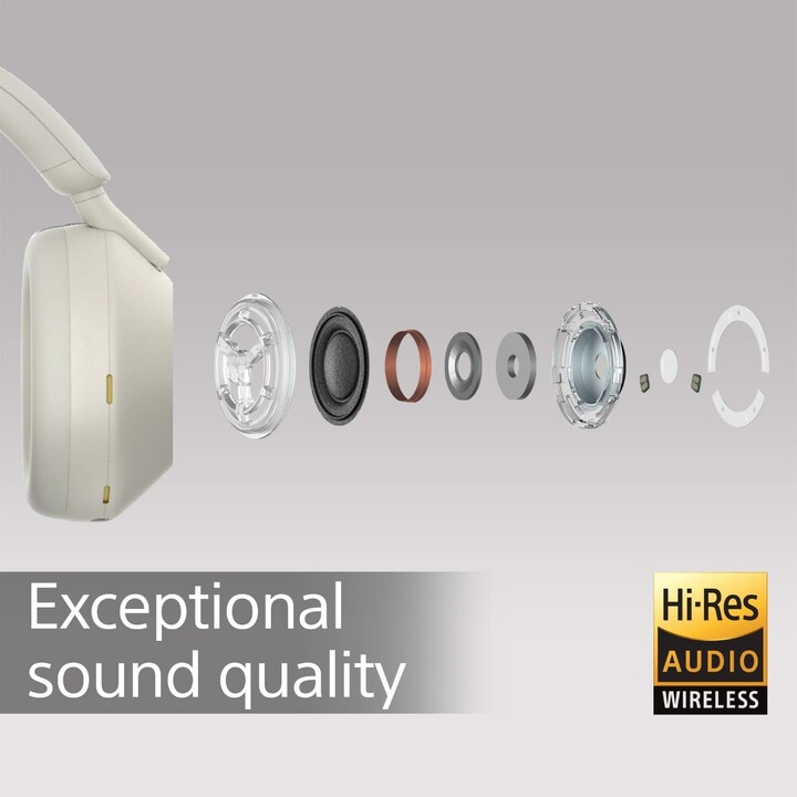 Sony WH-1000XM5 Plata - Auriculares Bluetooth