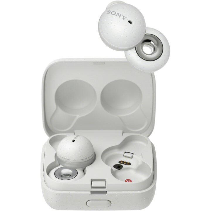 Sony, WFL900W.CE7, Casque sans fil, LinkBuds vous permet de parler sans enlever le casque, blanc