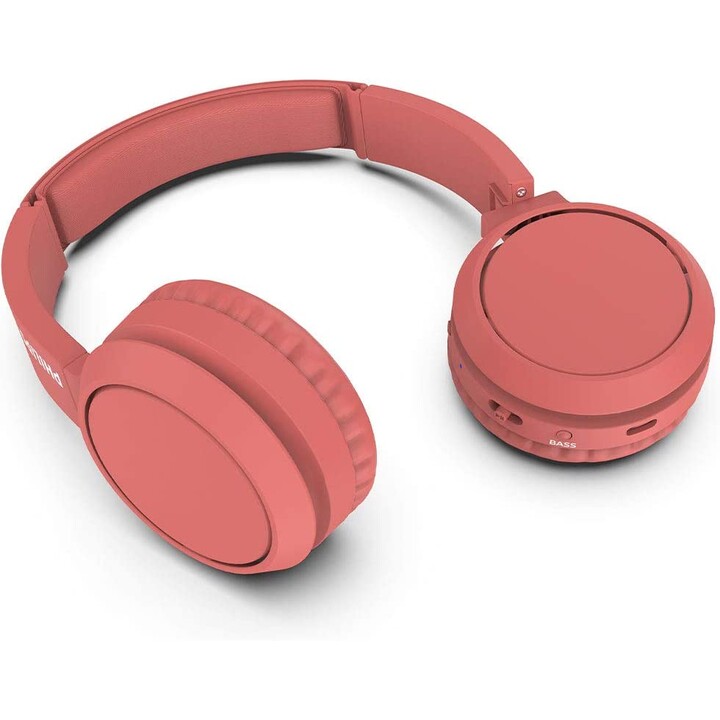 Philips TAH4205 Fones de ouvido sem fio/ com microfone/ Bluetooth/ Vermelho