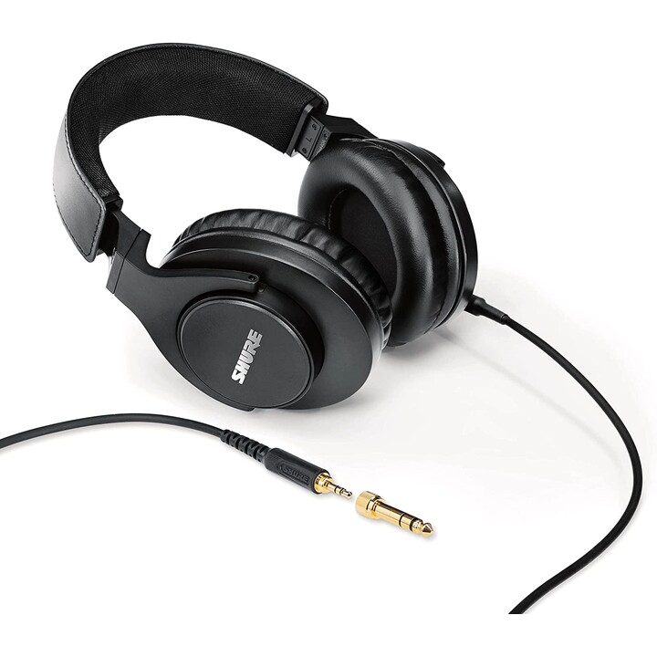 Fones de ouvido Shure SRH440A-EFS com fio preto