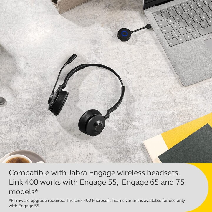 Adattatore di rete Jabra Link 400a UC (USB-A, DECT)