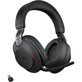 Jabra Evolve2 85 MS Stereo Headset On-Ear negro (Bluetooth, inalámbrico, ANC, USB-C)