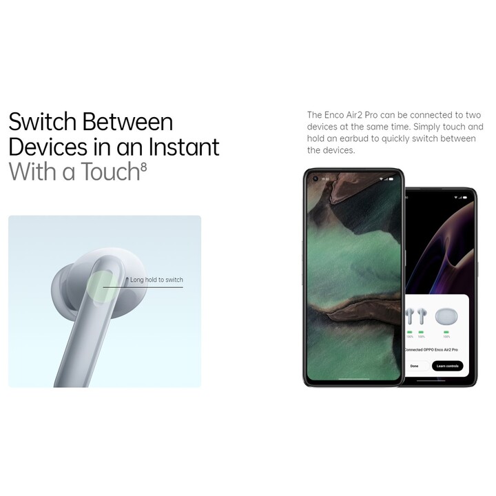 Oppo Enco Air2 Pro W33 Bianco