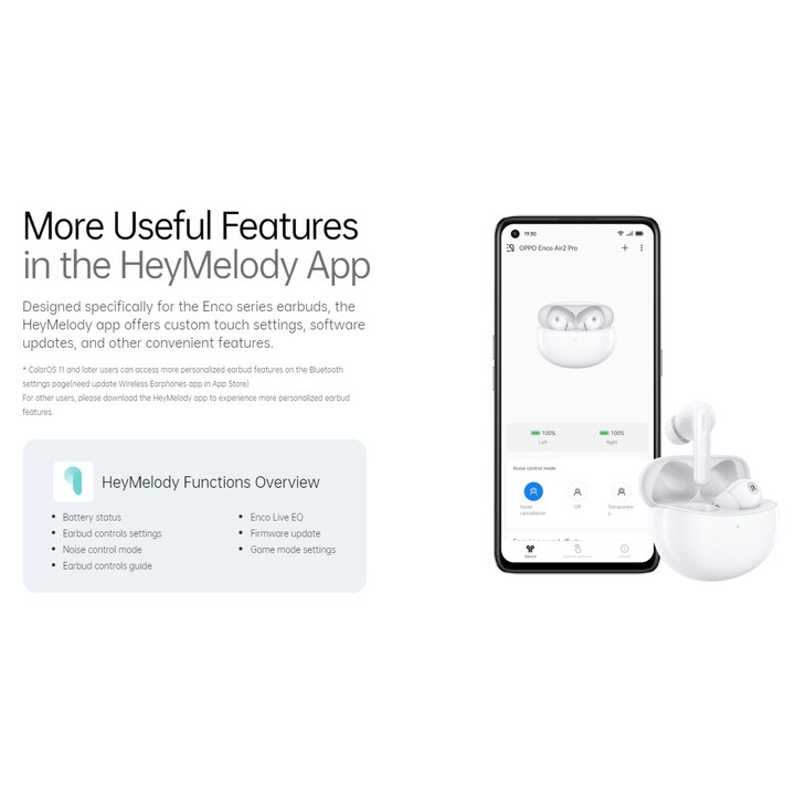 Oppo Enco Air2 Pro W33 Bianco