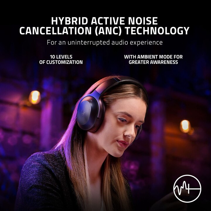 Auriculares para juegos Razer Barracuda Pro (Bluetooth, Circumaural, Inalámbrico)