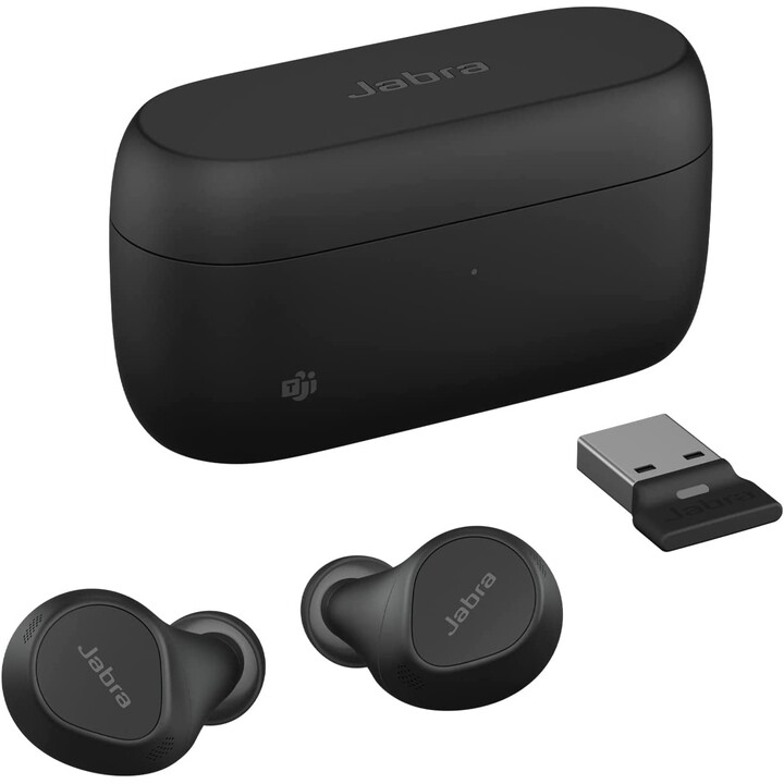 Auriculares internos Jabra Evolve2 Buds MS (Bluetooth, inalámbrico, USB-C, estuche de carga)