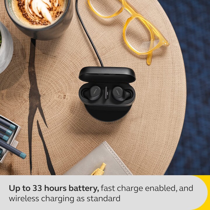 Auriculares internos Jabra Evolve2 Buds MS (Bluetooth, inalámbrico, USB-C, estuche de carga)