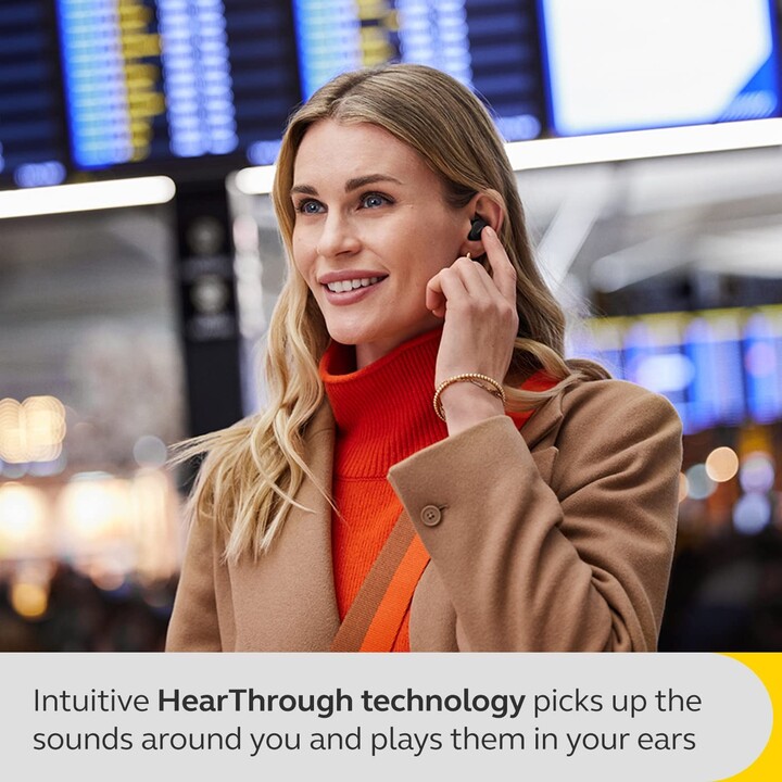 Auriculares internos Jabra Evolve2 Buds MS (Bluetooth, inalámbrico, USB-C, estuche de carga)