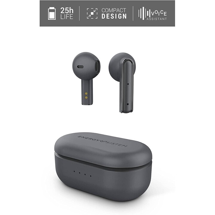 AURICULAR IN-EAR + MIC ENERGY STYLE 4 TWS BLUETOOTH STONE