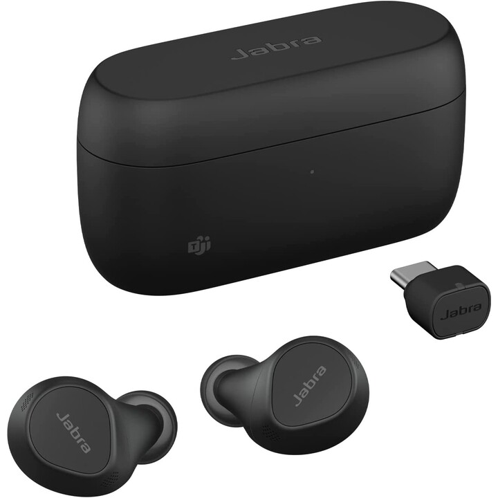 Jabra Auriculares internos Evolve2 Buds MS (Bluetooth, inalámbrico, USB-A, estuche de carga)