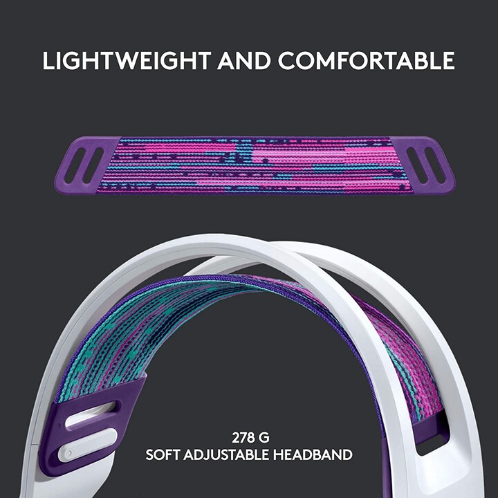 Logitech Headphones G733 Lightspeed White